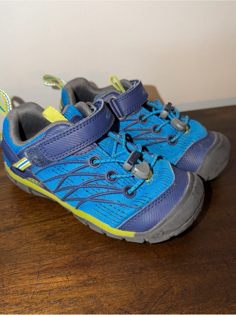 KEEN Kids Chandler CNX Hiking Sneaker, Blue Toddler Size 11